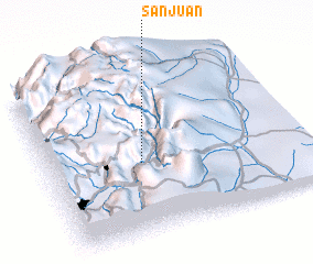 3d view of San Juan