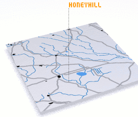 3d view of Honey Hill