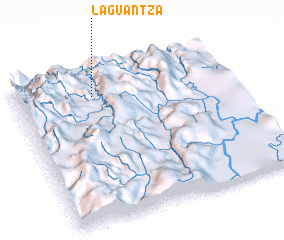 3d view of La Guantza