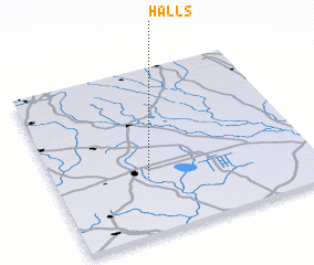 3d view of Halls