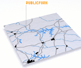 3d view of Public Fork