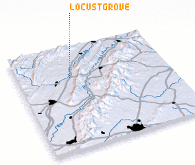 3d view of Locust Grove