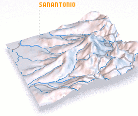 3d view of San Antonio