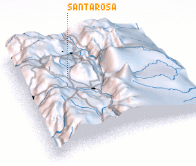 3d view of Santa Rosa