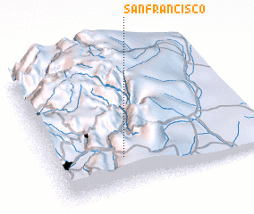 3d view of San Francisco