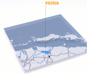 3d view of Peonía