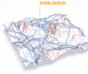 3d view of Pueblo Viejo