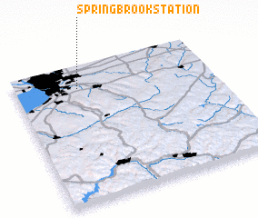 3d view of Spring Brook Station