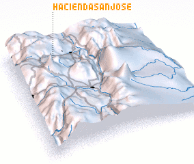 3d view of Hacienda San José