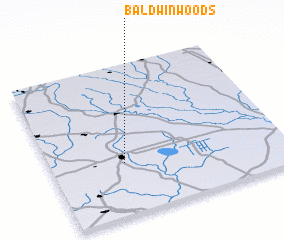 3d view of Baldwin Woods