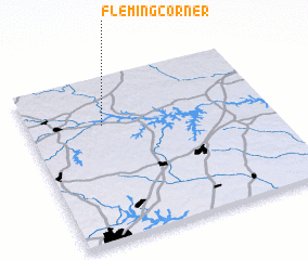 3d view of Fleming Corner