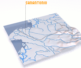 3d view of San Antonio