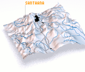 3d view of Santa Ana