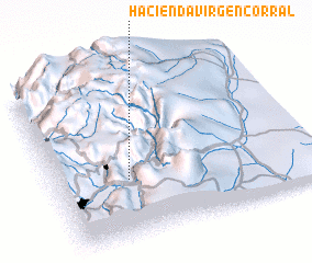 3d view of Hacienda Virgen Corral