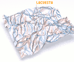 3d view of La Cuesta