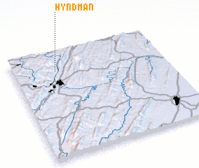 3d view of Hyndman