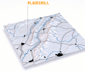 3d view of Plains Mill