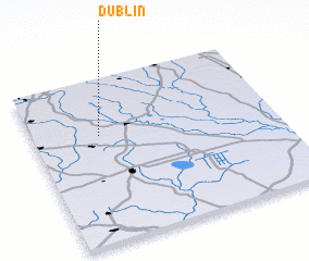 3d view of Dublin