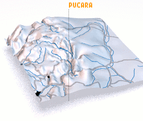 3d view of Pucará