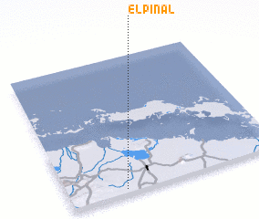 3d view of El Piñal