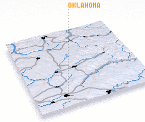 3d view of Oklahoma