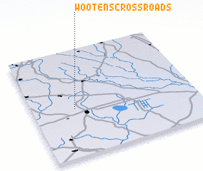 3d view of Wootens Crossroads