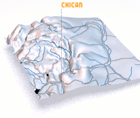 3d view of Chicán