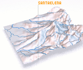 3d view of Santa Elena