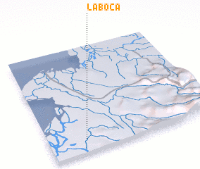 3d view of La Boca