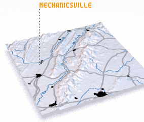 3d view of Mechanicsville