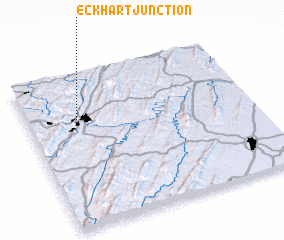 3d view of Eckhart Junction