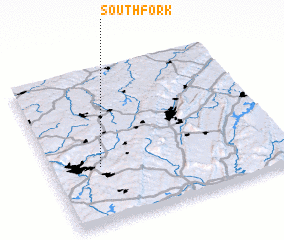 3d view of South Fork