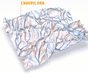 3d view of Chaupi-loma