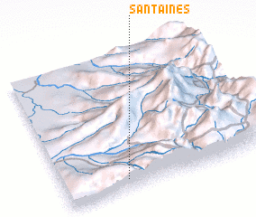 3d view of Santa Inés