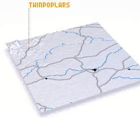 3d view of Twin Poplars