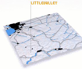 3d view of Little Valley