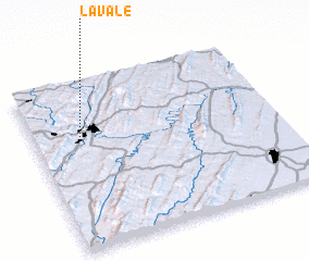 3d view of La Vale