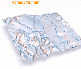 3d view of San Bartolomé