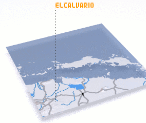 3d view of El Calvario