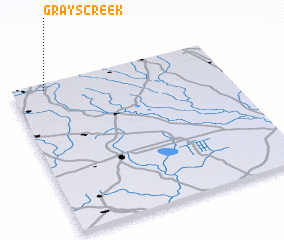 3d view of Grays Creek