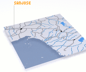 3d view of San José