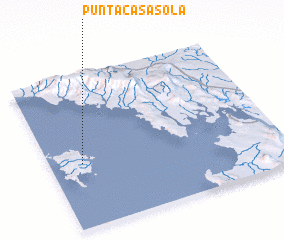 3d view of Punta Casa Sola