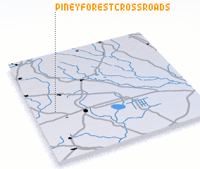 3d view of Piney Forest Crossroads