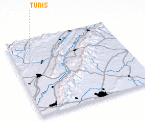 3d view of Tunis