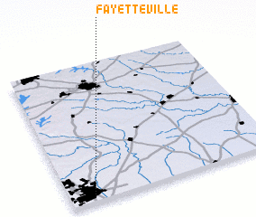 3d view of Fayetteville