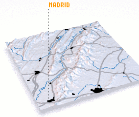 3d view of Madrid