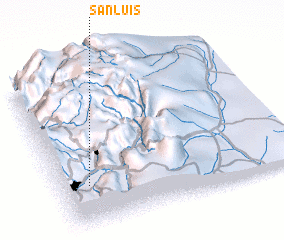 3d view of San Luis