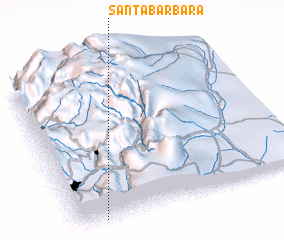 3d view of Santa Bárbara