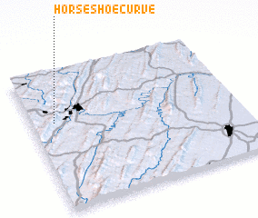 3d view of Horseshoe Curve
