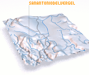 3d view of San Antonio del Vergel